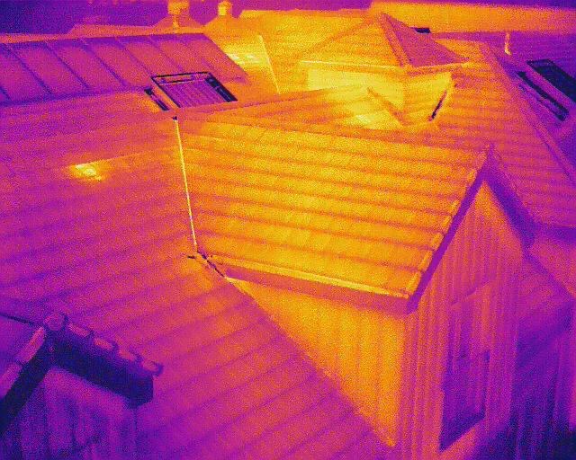 Thermal Imaging Roof Survey Image Chesterfield